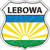 Lebowa Flag Highway Shield Metal Sign
