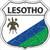 Lesotho Flag Highway Shield Metal Sign