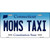 Moms Taxi Connecticut Metal Novelty License Plate