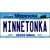 Minnetonka Minnesota State Novelty License Plate