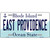 East Providence Rhode Island State License Plate Novelty License Plate