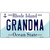 Grandma Rhode Island State License Plate Novelty License Plate