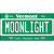Moonlight Vermont Metal Novelty License Plate