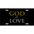 God Is Love Novelty Metal License Plate