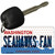 Seahawks Fan Washington State License Plate Novelty Metal Key Chain KC-10783