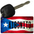 Aibonito Puerto Rico State Flag Novelty Metal Key Chain KC-11319