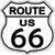 Route 66 Highway Shield Metal Sign