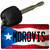 Morovis Puerto Rico State Flag Novelty Metal Key Chain KC-11366