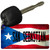 San Sebastian Puerto Rico State Flag Novelty Metal Key Chain KC-11381