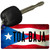 Toa Baja Puerto Rico State Flag Novelty Metal Key Chain KC-11384