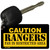 Caution Rangers Fan Area Novelty Metal Key Chain KC-2648