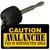 Caution Avalanche Fan Area Novelty Metal Key Chain KC-2672