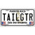 Tailgtr Puerto Rico Metal Novelty License Plate