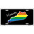 Kentucky Rainbow Metal Novelty License Plate