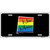 New Mexico Rainbow Metal Novelty License Plate