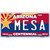 Arizona Centennial Mesa Novelty Metal License Plate