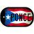 Ponce Puerto Rico State Flag Novelty Metal Dog Tag Necklace DT-11372