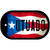 Utuado Puerto Rico State Flag Novelty Metal Dog Tag Necklace DT-11386