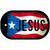 Jesus Puerto Rico State Flag Novelty Metal Dog Tag Necklace DT-11410