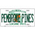 Pembroke Pines Florida Novelty Metal License Plate