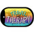 Travel Is My Therapy Novelty Metal Dog Tag Necklace DT-11732