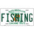 Fishing Florida Novelty Metal License Plate