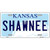 Shawnee Kansas Novelty Metal License Plate