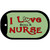 I Love Being A Nurse Novelty Metal Dog Tag Necklace DT-8406
