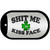 Shit Me Kissed Face Novelty Metal Dog Tag Necklace DT-9425