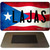 Lajas Puerto Rico State Flag Novelty Metal Magnet M-11355