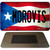 Morovis Puerto Rico State Flag Novelty Metal Magnet M-11366