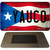 Yauco Puerto Rico State Flag Novelty Metal Magnet M-11392