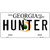 Hunter Georgia Novelty Metal License Plate
