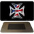 Maltese Cross American Flag Novelty Metal Magnet M-2333