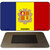 Andorra Flag Novelty Metal Magnet M-3956