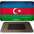 Azerbaijan Flag Novelty Metal Magnet M-3966