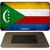 Comoros Flag Novelty Metal Magnet M-3993