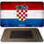 Croatia Flag Novelty Metal Magnet M-4001