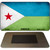 Djibouti Flag Novelty Metal Magnet M-4003