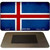 Iceland Flag Novelty Metal Magnet M-4030