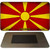 Macedonia Flag Novelty Metal Magnet M-4084