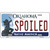 Spoiled Oklahoma Novelty Metal License Plate