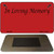 In Loving Memory Red Novelty Metal Magnet M-4199