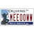 Meeooww Oklahoma Novelty Metal License Plate