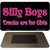 Silly Boys Trucks For Girls Novelty Metal Magnet M-6881