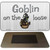 Goblin On The Loose Novelty Metal Magnet M-8008
