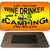 Just Another Wine Drinker Novelty Metal Magnet M-8029