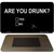 Are You Drunk Novelty Metal Magnet M-8275