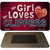 This Girl Loves Her Clippers Novelty Metal Magnet M-8428