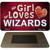 This Girl Loves Her Wizards Novelty Metal Magnet M-8445